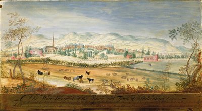 West Prospect of the Spa and Town of Cheltenham by Thomas Robins